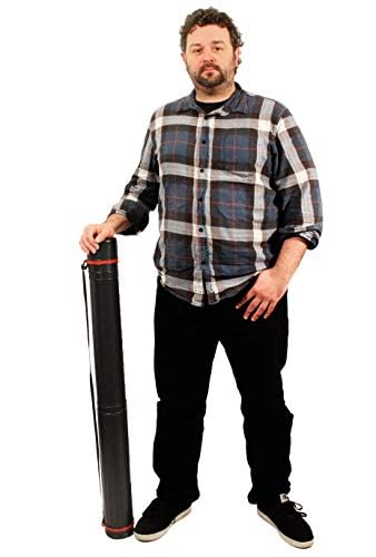 VViViD Black Telescoping Length Drafting & Portfolio Tube (25-41") - size: 31-49"
