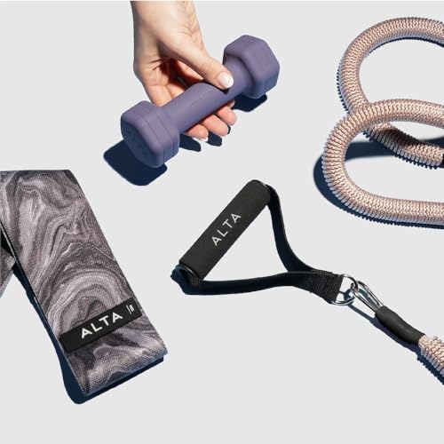 ALTA Mini Loop Bands for Exercise, Durable Latex, Small Resistance Bands - color: 5 Pack - Latte