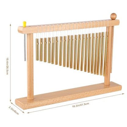 LIEKE 20 Tone Tabletop Wind Chime Hand Chime Sound Healing Instrument