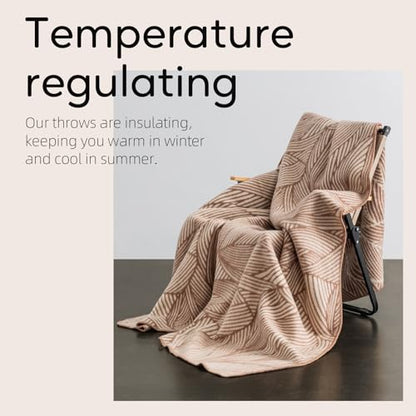 Molithe 100% Wool Blanket, 62" x 86", Warm, Thick, Military, Camping Gear - color: Beige, size: Large