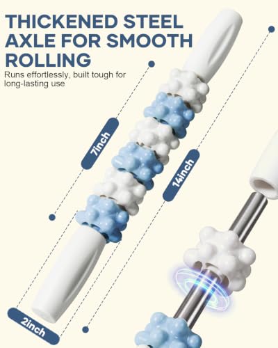 Handheld Textured Massager Roller Stick Deep Tissue Relief Recover