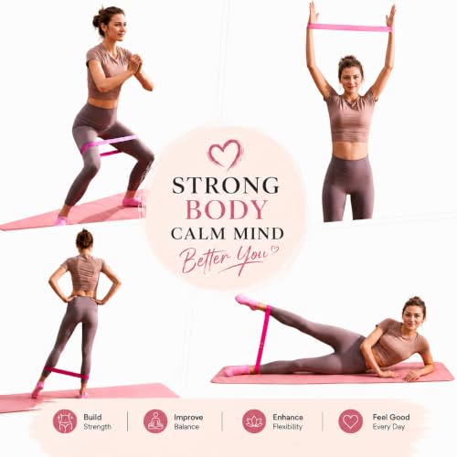 Pilates Bar Kit for Home Workouts, Pilates Equipment Set for Women