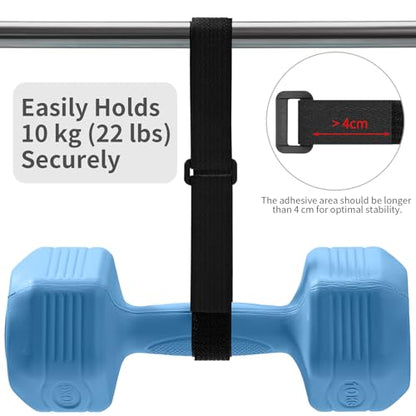 Trilancer 1" x16Ft Reusable Cable Ties, Hook & Loop Straps with 25 Buckles | Adjustable, Cut to Length, Ideal for Wire Management, Cord Organizer, and Cable Straps, Black - size: 1'' x16Ft