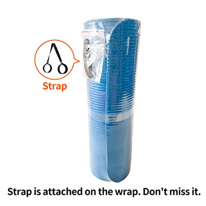 Amazon Basics Extra Thick Exercise Yoga Mat with Carrying Strap - color: Blue, style: 1/2 Inch