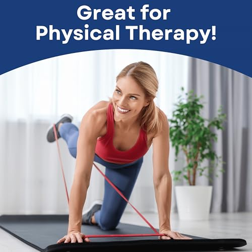 RMS Resistance Loop Exercise Bands for Physical Therapy, Set of 4