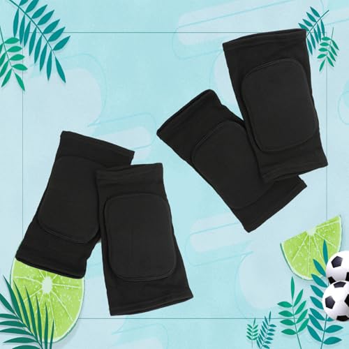 14 Pairs Volleyball Knee Pads Medium Black Soft Breathable Knee Braces for Men Women Dancers Yoga Running Football Skating Cycling Wrestling