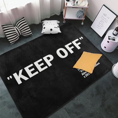 Keep Off Area Rug Floor Door Mat Yoga Sofa Carpet for Home Art Decor Living Room Bedroom - size: 5' x 3'4" (Rectangular)
