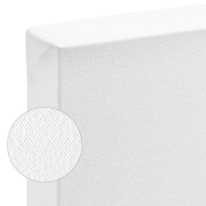 SoHo Urban Artist, 12x16 Heavyweight Stretched Cotton Canvas for Painting - 1.5" Deep- 3 Pack, Triple Primed, 100% Cotton Canvas, Archival, Universal Primed for Oil, Acrylic, Alkyd, Mixed Media