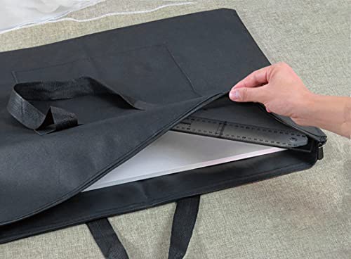 A2 Painting Drawing Board Storage Bag Waterproof Art Carry Tote Bag Canvas Art Portfolio Case Large File Folder Handbag