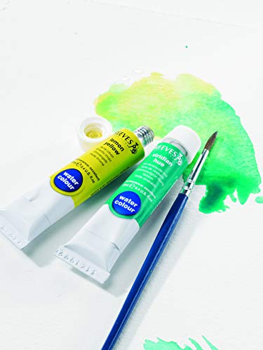 Reeves 18-Pack Water Color Tube Set, 10ml (8494251) - size: 18 Tubes, style: Water Colour