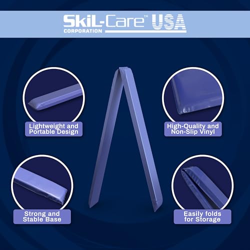 Skil-Care Balance Stability Foam Beam, Foldable Balance Trainer for Rehabilitation, Core Strength, and Posture Improvement, Wipe-Clean Vinyl, Latex-Free