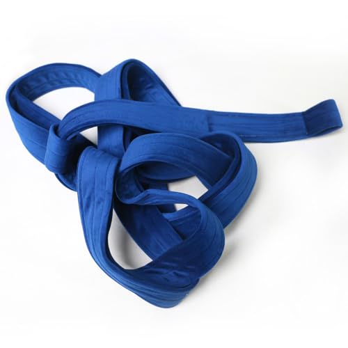 6.6ft 2m Aerial Loops Aerial Straps Ropes Aerial Acrobatics Body Loop Trapeze Circus Apparatuses Equipment Yoga Straps 1 pairs - color: Dark Blue