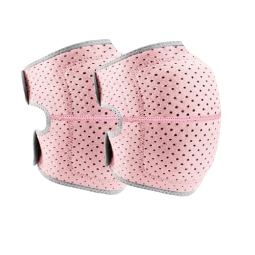 Knee Pads for Women & Men, Soft Dance Knee Pads with Adjustable Bands, Volleyball Knee Pads for Women Men Wrestling Knee Pads Wrestling Gear, Knee Protector Crash Pad Snowboarding Gear Soft Knee Pads for Work (Pink, Small) - color: Pink, size: Small