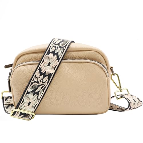 1.5" Wide Purse Strap Adjustable Replacement Gold Hardware Long Crossbody Bag Strap for Thick Shoulder Bags Canvas Handbags Straps - color: Gold Hardware-Gary