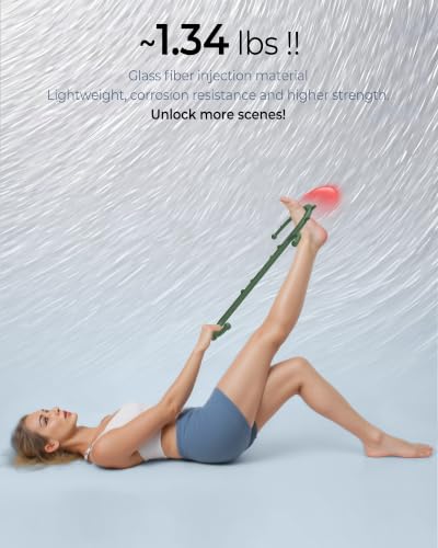 Back and Neck Massager for Pain Relief Deep Tissue, Upgraded Full Body Trigger Point Cane Massage Tools, Therapy Massage Stick Pressure Point Hook, Muscle Knot Remover Tool (Green) - color: Green