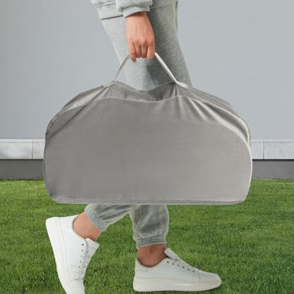 Meditation Bench, Foldable Mediation Stool, Portable Kneeling Meditation Bench with Carry Bag, Prayer Bench with Meditation Cushion, Kneeling Stool for Seiza & Yoga Practice (Grey) - color: Grey