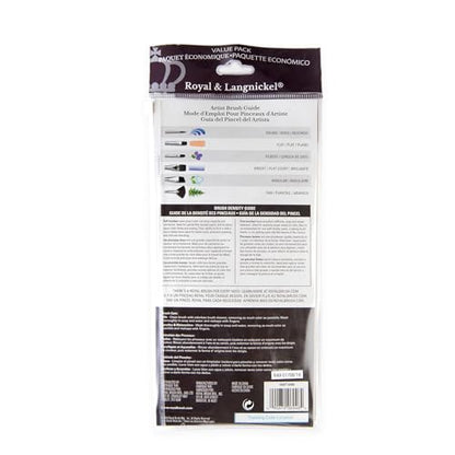 Royal Brush Manufacturing Royal and Langnickel Zip N' Close 12-Piece Brush Set in Vinyl Pouch