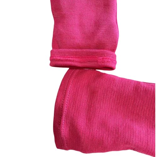 MINILUJIA Soft Breathable Knee Pads for Kid Elastic Nonslip Sponge Sleeves Flexible Children Knee Support Protector Sleeves Cover One Pair - color: rose, size: X-Small