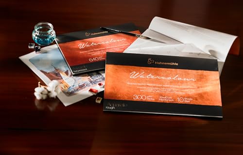 Hahnemuhle Collection Watercolor 300 Block Hot Pressed 11.8x15.7 Inches 300 GSM