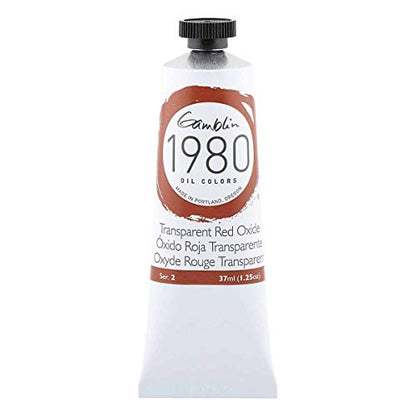 Gamblin 1980 Oil Trans Red Oxide 37Ml