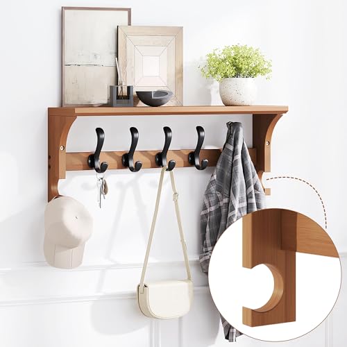 PETKABOO 31.5" Bamboo Shoe Rack Bench with Coat Rack, 3-Tier Entryway Bench with Thick Cushion, Flip-Top & Side Baskets, Holds Up to 550 LBS for Hallway, Living Room, Bedroom - color: 31.5" with Hook