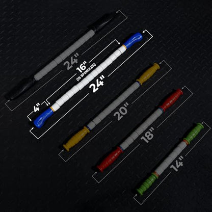 The Original Massage Stick - Self Myofasical Release Muscle Roller Stick - 24" Original Body Stick - color: Body Stick (Blue)