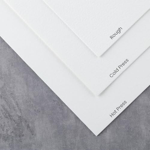 New York Central Watercolor Paper - 22x30" - 50 Pages - 140 lb. Rough Press - 100% Cotton, Acid-Free, Archival Quality, Bright White Watercolor Paper Pad for Wet & Dry Media