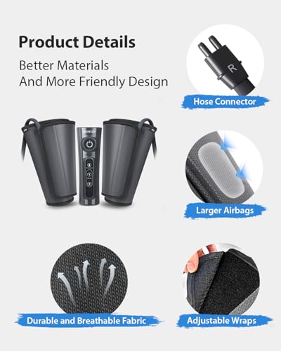 CINCOM Leg Massager for Circulation and Pain Relief FSA - HSA