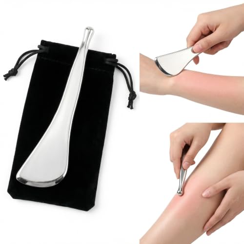 2-in-1 Stainless Steel Gua Sha and Acupuncture Massage Tool - size: 1-Pack-g