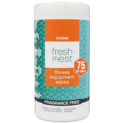 Fitness Equipment Wipes - Cleaning Wipes - 75 Count - size: 75 Count (Pack of 1)