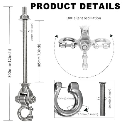 Heavy Duty Swing Hanger with 180°Rotation 1500LB