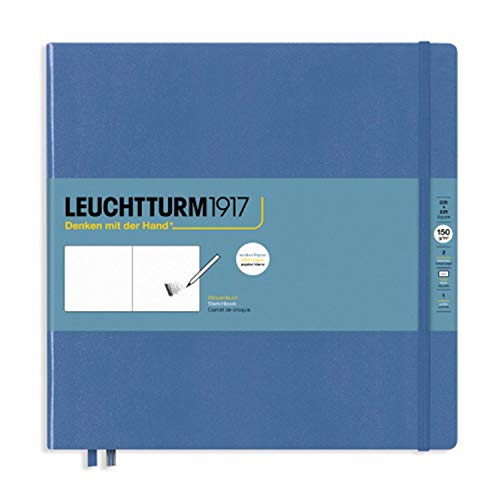 Leuchtturm1917 - Square Hardcover Sketchbook (Lemon) - 112 Pages of 150g/m² Paper - color: Lemon, size: Square