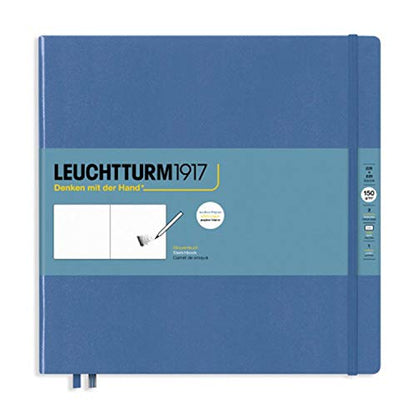 Leuchtturm1917 - Square Hardcover Sketchbook (Lemon) - 112 Pages of 150g/m² Paper - color: Lemon, size: Square