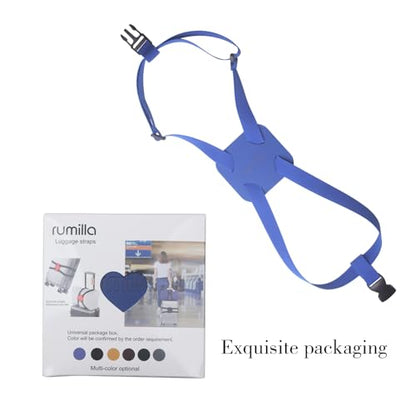 Luggage Straps for suitcases，Luggage Straps Bag Bungee， LAdd a Bag Easy to Travel Suitcase Elastic Strap Belt (Blue Luggage strap-1PCS) - color: Blue luggage strap