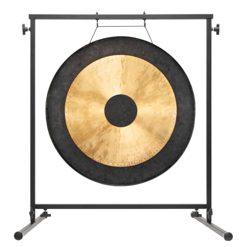 Fruity Buddha 24" to 26" Gong - Includes Gong, Rope, Mallet, & Stand/Medium Handmade Traditional Chinese Gong/Easy to Assemble Metal Stand/Easy to Play - size: 26" Chau Gong