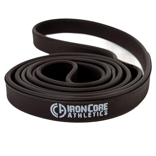 Premium Exercise Bands - Ultra Durable, Non-Slip, Comfort-Edge Resistance - Tested Over 30K Pulls - Three - color: Black 30-50lb - Single