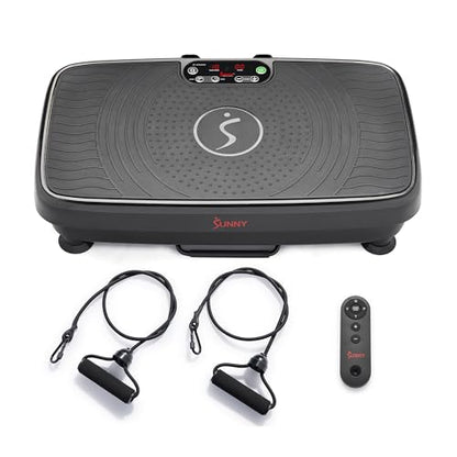 Sunny Health & Fitness 2D/3D Vibration Platform Exercise Machine w/ Remote - size: 2D