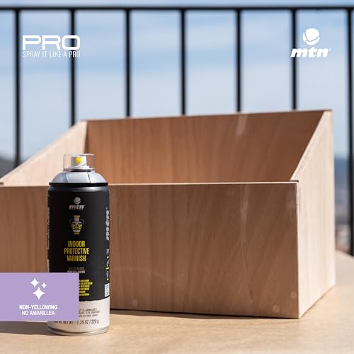 MTN PRO Indoor Protective Matte Spray – Clear Matte Finish with UV Protection, 400ml