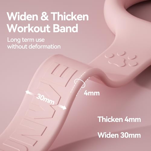 Figure 8 Workout Resistance Band - 3 Elasticities Optional 20 30 40lb, Thicker Durable Arm Back Shoulder Exercise Elastic Rope Yoga Straps Pilates Flexbands, Physical Therapy Stretch Bands - color: 20LB Purple