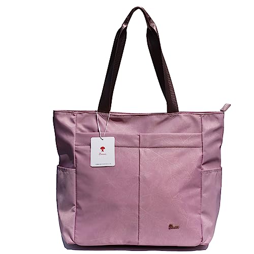 ESVAN Original Floral Tote Bag Large Shoulder Bag with Multi Pockets for Gym Travel Beach Daily Bags - color: A5