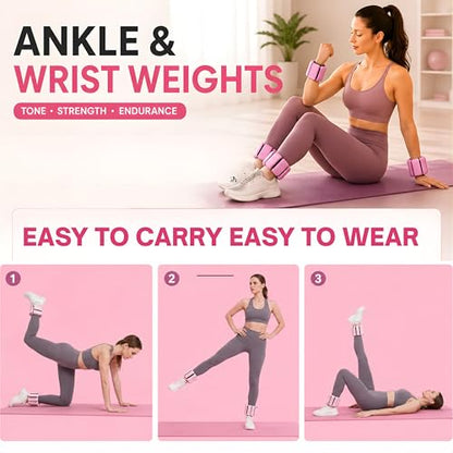 Pilates Kit for Home Workouts, 20-in-1 Pilates Equipment Set with 14.5" Pilates Ring, Pilates Ball, Resistance Bands, Ankle Weights, Exercise Sliders, Yoga Ring & Knee Pads for Joint Protection