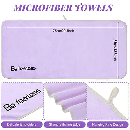 Peryiter 9 Pcs 9 Pcs Microfiber Gym Towels for Men and Women
