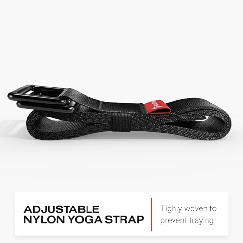 Peloton Adjustable Nylon Yoga Strap, Extended Reach for Improved Alignment