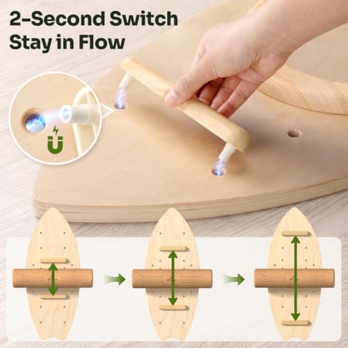 Sportneer Cork Surf Balance Board for Adults, 8-in-1 Balance Trainer