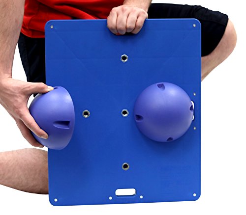 CanDo Balance Board 14x18 Inch, 2.5 Inch Height, Blue - color: Blue: Difficult, style: Rectangular