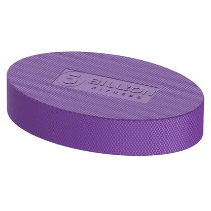 Foam Balance Pad,5BILLION Stability Pad for Physical Therapy,Non-Slip Exercise Balance Pad for Balance workouts,Yoga Knee Pad for Gym Fitness Stretching Pilate - size: Purple-Oval