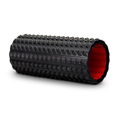 High Density Foam Roller for Physical Therapy – 12" High Density Exercise Roller for Back Pain Relief, Muscle Recovery & Deep Tissue Massage – Textured Muscle Roller - size: Long 12 Inch