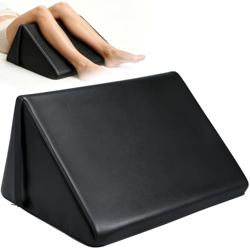 Under Knee Wedge Pillow, 20 x 16 x 12 in Triangle Bolster for Massage Table