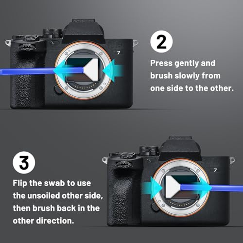 Camera Lens Cleaning Kit with Pro 10x Sensor Swabs, Sensor Cleaner, Compatible with Canon, Nikon, Sony mirrorless DSLR Camera (Enhanced Version) - size: Enhanced Version