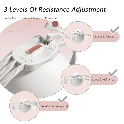 Thigh Exercise Devices, Pelvic Floor Exerciser & Kegel Trainer with Adjustable Resistance, Inner Thigh Exercise Equipment for Home Workout - Postpartum Training